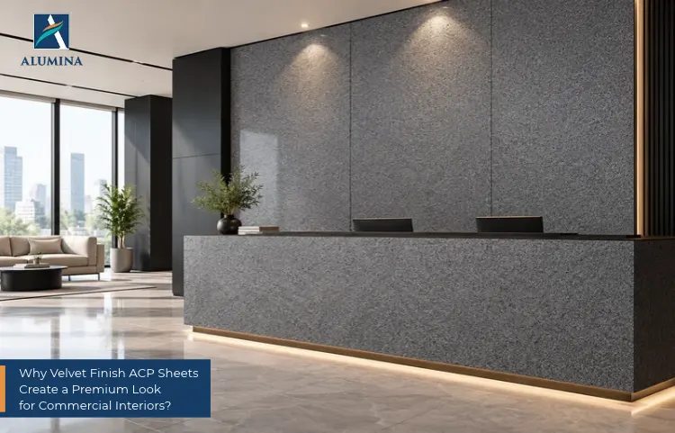 Why Velvet Finish ACP Sheets Create a Premium Look for Commercial Interiors?