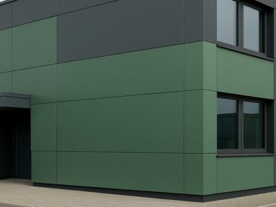Black Silver and Jade Green