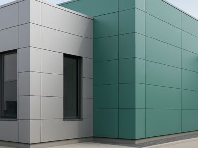 Bright Silver and Jade Green